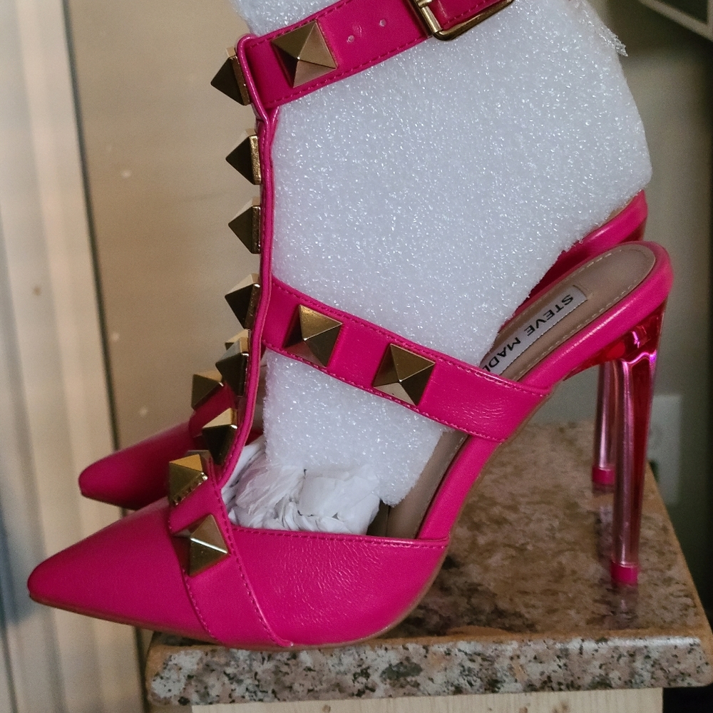 Steve madden pink heels